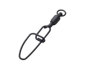 Madcat Obratlík s karabínkou BB Swivels Snap Black 3ks 90kg